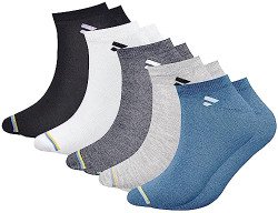 SJeware Polyester 5 Pairs Solid Ankle Length Socks For Men & Women, Mu