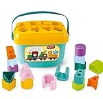 Toyshine Babyâs First Educational Shape Sorting Blocks Toy | 16 Pcs ABCD Learning Blocks & Shape Sorter | Early Development Activity Toy for 6 Months to 2 Years Old Boys & Girls
