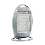 RR Signature FLAREX Halogen Room Heater 1200 Watt | 3 Rod, 3 Heat Setting (400W/800W/1200W) | 180 Degree Oscillation | Metal Grill For Safety | Silent Operation | 2 Year Warranty