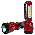 Epyz Solar Light Outdoor Rechargeable LED Torch Lights for Home Outdoor Indoor with AC/DC Light with 2 in 1 Features Along [ Pack of 1, White Light ]100 Lumen