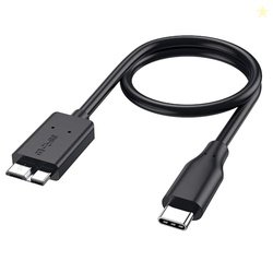 Sounce Hard Drive Cable USB C Type C to Micro-B USB 3.0, 10Gbps Fast C