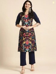 arangya Women Ethnic Motifs Printed Regular Kurta with Trousers