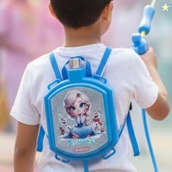 Storio Sea Green Holi Pichkari Water Gun for Kids | 1100ml Backpack Wa