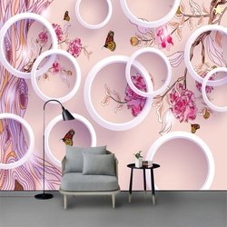 Luxury 127 cm x 40 cm Waterproof Decorative Vinyl Wallpaper (Multicolo