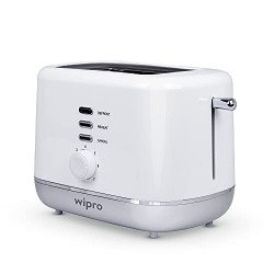 Wipro Vesta Bread Toaster 800 Watts Auto Pop up with Removable Crumb T