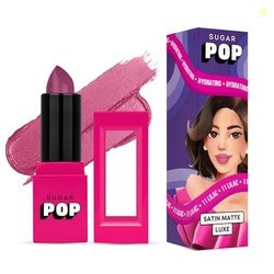 SUGAR POP Satin Matte Luxe | Castor Oil, Vitamin E & Hyaluronic Acid |