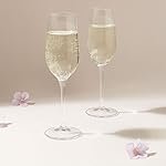 Wonderchef Bormioli Champagne Inventa Flute Stemware 215 ml, Set of 2