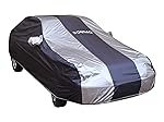 Solimo Hyundai Xcent UV Protection & Dustproof Car Cover (Dark Blue & Silver)