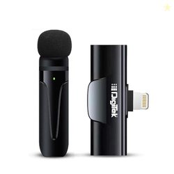 Digitek (DWM-002 Wireless Microphone Compatible with iPhone X/11/12/13