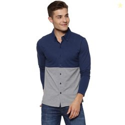 Campus Sutra Men's Solid Regular Fit Shirt