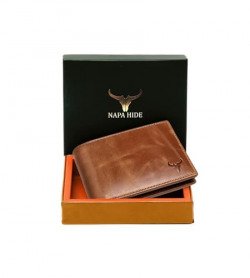 NAPA HIDE Leather Wallet for Men I Handcrafted I Credit/Debit Card Slo
