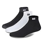 Fitness MantraÂ® Athletic Special Design Sneaker Length Socks |Free Size |Pack of 3 Pairs |Net Design|