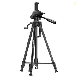 Amazon Basics 60 Inch Tripod for DSLR, Camera | Operating Height: 4.58