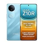 iQOO Z10R 5G (Aquamarine, 8GB RAM, 128GB Storage) | 32MP 4K Selfie Camera | Quad-Curved AMOLED Display | Dimensity 7400 Processor with 750K+ AnTuTu
