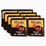 Africafe Organic Instant Coffee Made In Africa, 100% Arabica and Robusta Resealable Bag Pack of 8×1.6g Each (Imported)