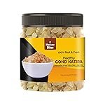 MarwarBites Pure Natural Gond Katira 300gm | Almond Badam Pisin, Tragacanth Gum for Laddu | High Cooling Properties | 100% Natural Superfood