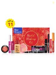 Blue Heaven Set of 11 Bridal Makeup Kit - 45.55ml + 40.2gm
