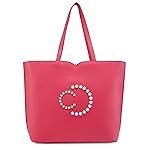 Caprese Pink Cloud Tote Medium Pink Solid Women’s Office Handbag
