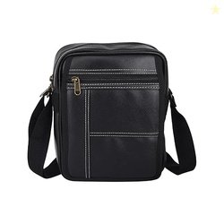 Amazon Brand - Solimo - Vegan Leather Sling Cross Body Travel Office M