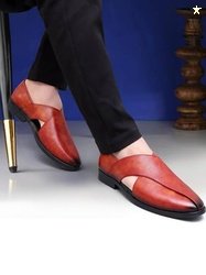 N N Creation Men Perforations Leather Everyday Mojaris