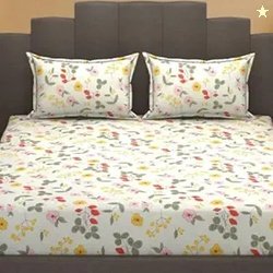 Mafatlal Luxe Lilac 140 GSM Soft Microfiber Double Bedsheet with 2 Pil