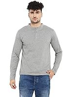 Ap’pulse Men’s Long Sleeve Mandarid Collar Tshirt