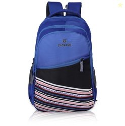 Zipline Unisex Casual Polyester 36 L Blue Backpack School Bag Women Me