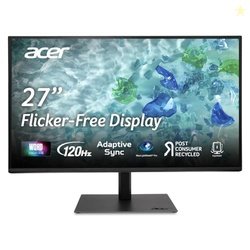 acer B277U GB 27 inch WQHD (2560x1440) IPS Monitor | ErgoStand Tilt Sw