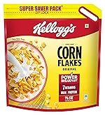 Kellogg’s Corn Flakes Original 1.2kg/1.15kg | Power of 5: Energy, Protein, Iron, IMMUNO NUTRIENTS, Vitamins B1, B2, B3 & C| Corn Flakes, Breakfast Cereal