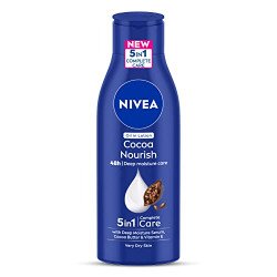 NIVEA Cocoa Nourish 200ml Body Lotion with Deep Moisture Serum| 48 H M