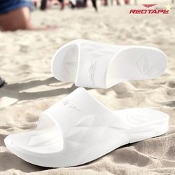 REDTAPE Men Slides (White , 7)