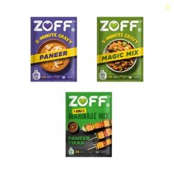 ZOFF Veg Gravy & Marinade Combo  Paneer Gravy (90g), Magic Curry Mix (