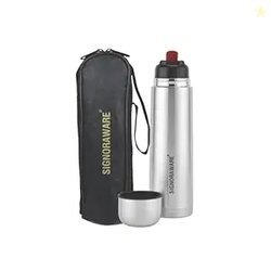 Signoraware Bullet Stainless Steel Vaccum Insulated Cola Bottle with P