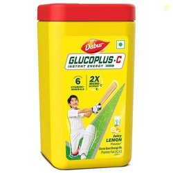 DABUR Gluco Plus C Energy Boost Lemon 400 g Jar  Instant Energy Drink