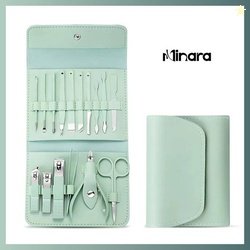 MINARA 16 In 1 Manicure, Pedicure and Grooming Kit Gree...