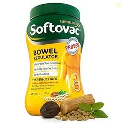 Softovac Isabgol Fiber Plus+ Natural Actives 250g | Psyllium Husk | Co