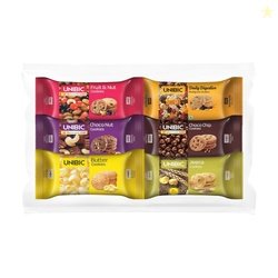 Unibic, Assorted (Pack Of 6 X 75 G/ 67.5G) | Biscuits Combo Pack | Cho