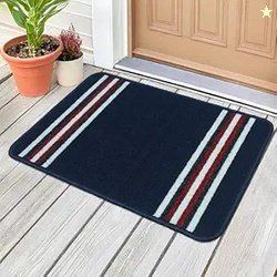 Soft Anti Slip Door Mat Set of 1, Anti-Skid Nylon Rectangular Bathroom