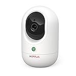 CP PLUS 3 MP Full HD Wi-Fi PT Security Video Camera | 360Â°View with Motion Detection | Night Vision | Two Way Talk | Supports Alexa & OK Google | 15 Mtr, White – CP-E34A