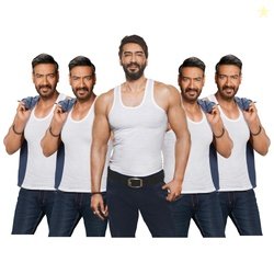 Amul Comfy Mens White Vest Pack of 5 | 100% Cotton Sleeveless Regular