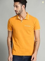 Roadster Men Polo Collar T-shirt