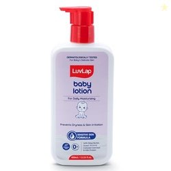 LuvLap Baby Lotion with Milk Protein - 400ml, Suitable for Babys Delic