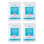Hi Life Organic Round Cotton Makeup Remover Pads â Pack of 4 (200 Soft Disposable Face Wipes) for Makeup Removal & Gentle Skin Care