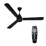 Crompton Energion Hyperjet 1200mm BLDC Ceiling Fan | Point Anywhere Remote Control | BEE 5 Star Rated Energy Efficient | Superior Air Delivery | Anti-Rust | 2 Year Manufacturer Warranty | Matte Black