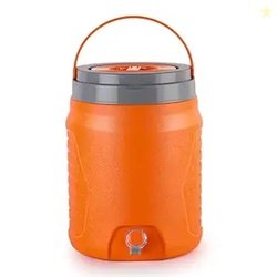 Cello Igloo Insulated Thermos Water Jug, 12 Liter, Orange | Food Grade
