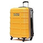 uppercase Cargo 74cm(Large) Check-in Trolley Bag Dualtone Spinner Hardsided Luggage Secure Combination Lock Scratch-proof Surface Mesh ConviPack Suitcase for Men & Women 2000 Days Warranty(Yellow)