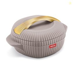 MILTON plastic Oyster 1500 PU Insulated Casserole, 1275 ml, Taupe, BPA