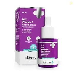 The Derma Co 10% Vitamin C Face Serum with 5% Niacinamide, Powered by
