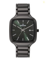 WROGN Men Bracelet Style Analogue Watch MFB-PN-SNTL01-GUN