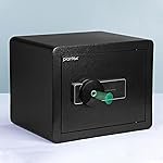 Plantex Digital Safe Locker for Home/38 Litre Locker Box for Home Jewellery/Tijori for Office with Fingerprint Sensor & Emergency Key/1 Year Warranty By Plantex (Black)
